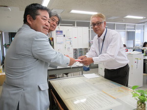 能登半島大雨災害の義援金を届けました！