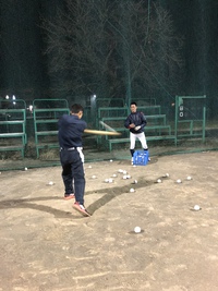 少人数での野球レッスン 2019/01/18 10:35:25