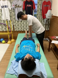 陸上を頑張っている中学生女子の治療 2021/06/14 12:49:22