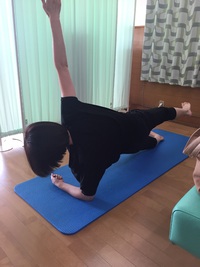 今日の体幹トレーニング 2017/08/31 17:14:20
