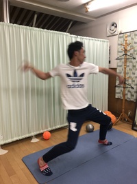 社会人野球のピッチャーが来院してくれました 2019/05/06 12:31:44