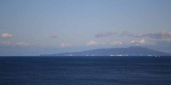 夕暮れに貸切露天風呂