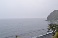 【心配なのは雨の日の貸切露天風呂。　東伊豆　北川温泉　星ホテル 】　今日の伊豆の海　４月５日