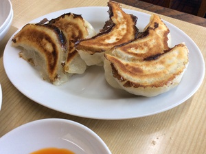 餃子軒のギョーザ
