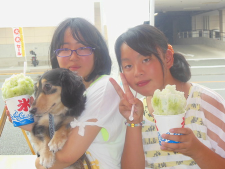 夏は　　「メガかき氷　!!」　　ですね～～～　!!
