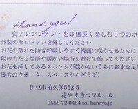 フラワーアレンジメントを3倍長く楽しむ３つの方法