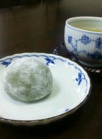 緑茶生クリーム大福