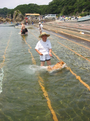 ぼくと海水浴