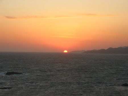 朝日と夕日