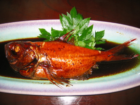 金目の煮付け