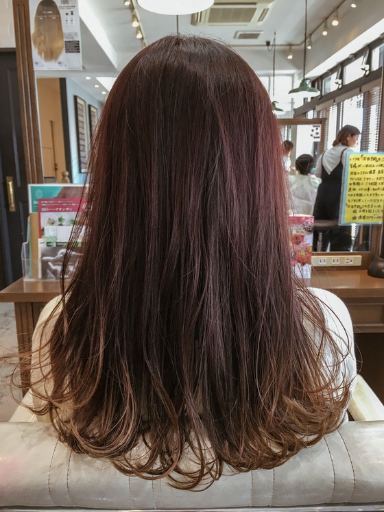 富士市今泉美容院jazooのスタッフブログ ロング ヘアカラー