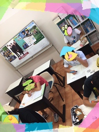 夏期講習補習中です。