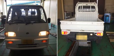 H7　スバルサンバー車検整備