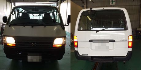 H12 トヨタ　ハイエース　車検整備