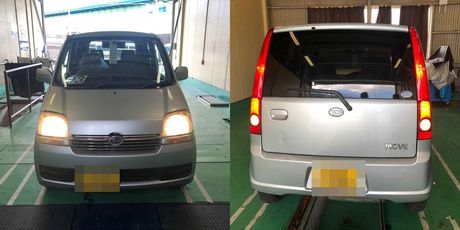 H16　ダイハツ　ムーヴ　車検整備