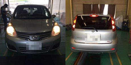 H21　ニッサン　ノート　車検整備