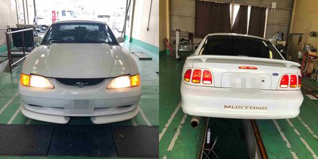 H10　フォード　マスタング　車検整備