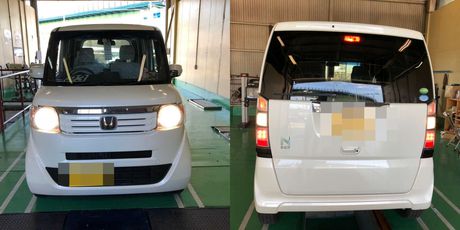 H25　ホンダ　NBOX　車検整備