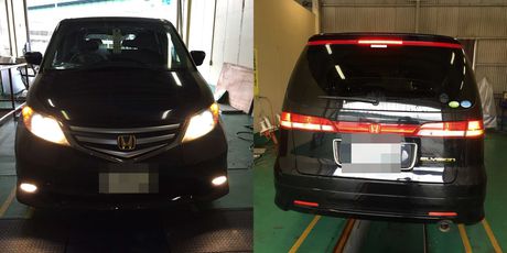 H19　ホンダ　エリシオン　車検整備