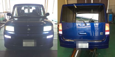H13　トヨタ　ｂB　車検整備