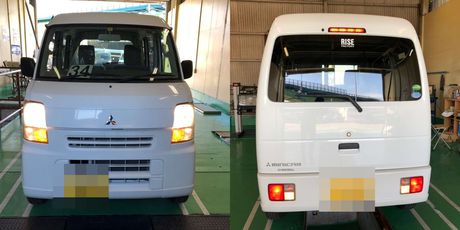 H26　ミツビシ　ミニキャブ　車検整備