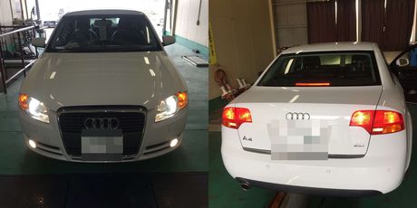 H19　アウディ　A4　車検整備