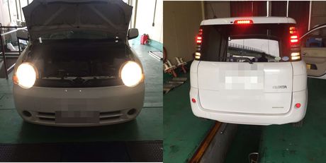 Ｈ16　トヨタシエンタ車検整備