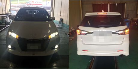 H27　トヨタウイッシュ　車検整備