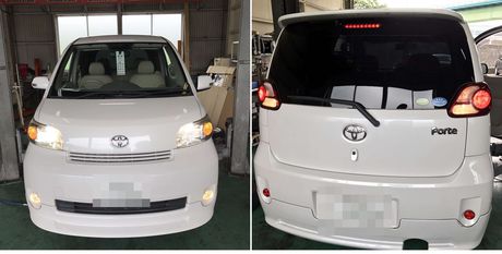 Ｈ20　トヨタポルテ　車検整備