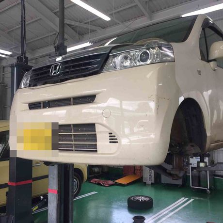 H23 ホンダ　ライフ　ブレーキパッド交換