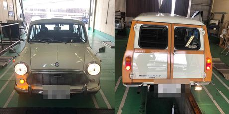 H2　モーリス　車検整備