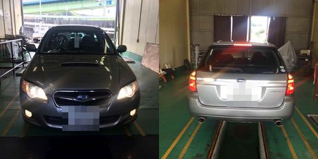 H19　スバル　レガシィ　車検整備