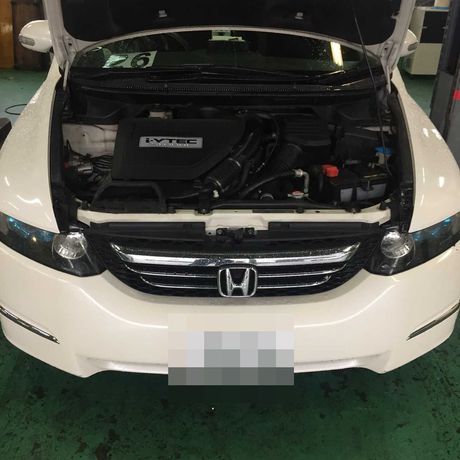 H17　ホンダ　オデッセイ　パワステホース交換作業