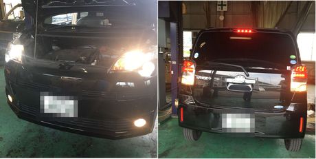 トヨタスペイド車検整備