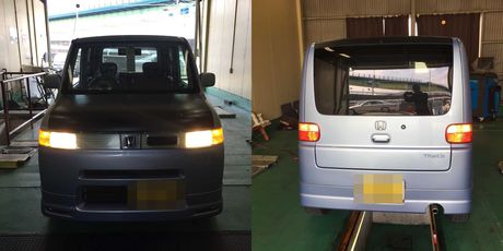 H14　ホンダ　ザッツ　車検整備
