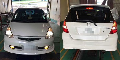 H15　ホンダ　フィット　車検整備