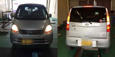 H22 ダイハツ　ムーヴ　車検整備
