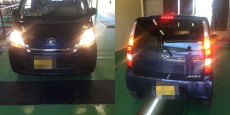 H23　ダイハツ　ムーヴ　車検整備