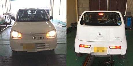 H27　スズキ　アルト　車検整備