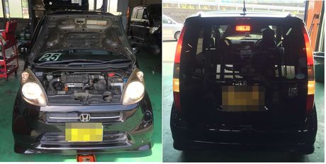 H18 ホンダライフ　車検整備