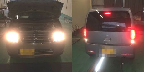 H21　ミツビシ　eKワゴン　車検整備