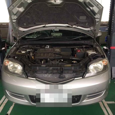 H16　マツダ　デミオ　スターターモーター不良のため修理