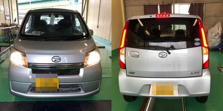 H25　ダイハツ　ムーヴ　車検整備