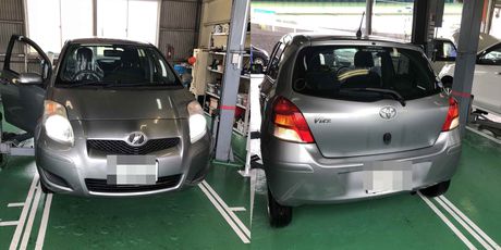 H19　トヨタ　ヴィッツ　車検整備