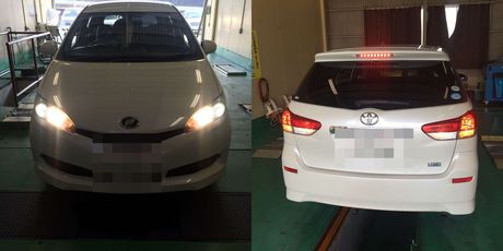 トヨタウィッシュ　車検整備
