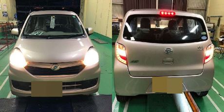 H25　ダイハツ　ミライース　車検整備
