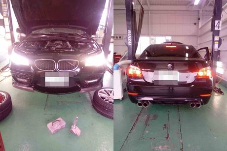 H17　BMW　5　車検整備
