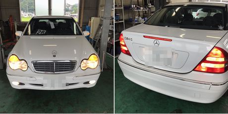 H13 メルセデスベンツ　車検整備