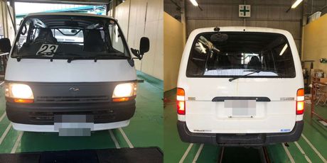 H6　トヨタ　ハイエース　車検整備