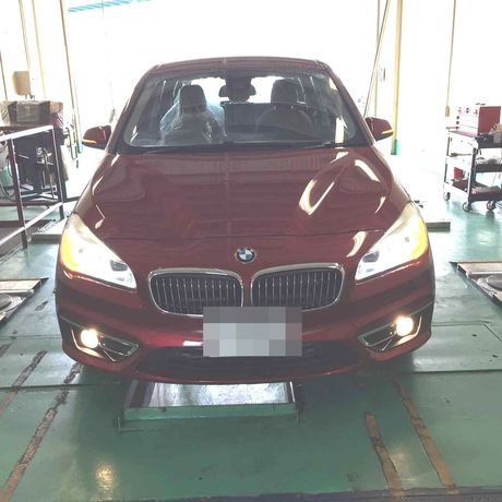 H28 BMW ガラス磨き